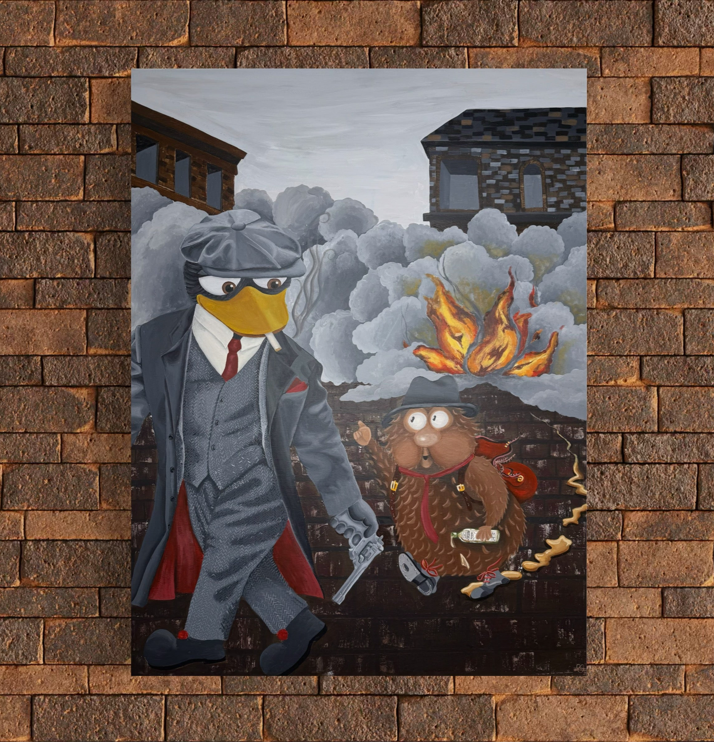 Peakly - Signert print