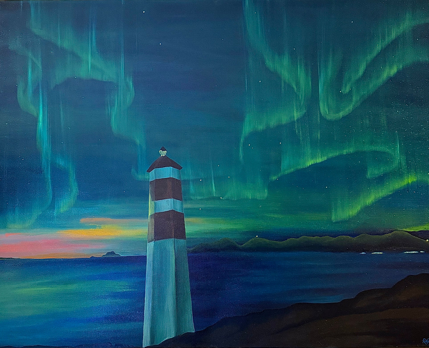 Fyret - Signert print