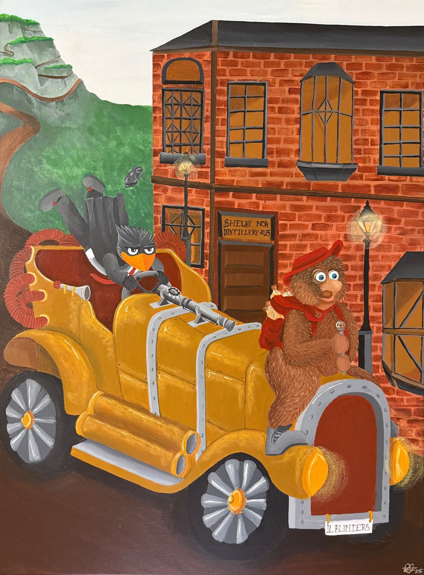 Klampen i bånn - Signert print