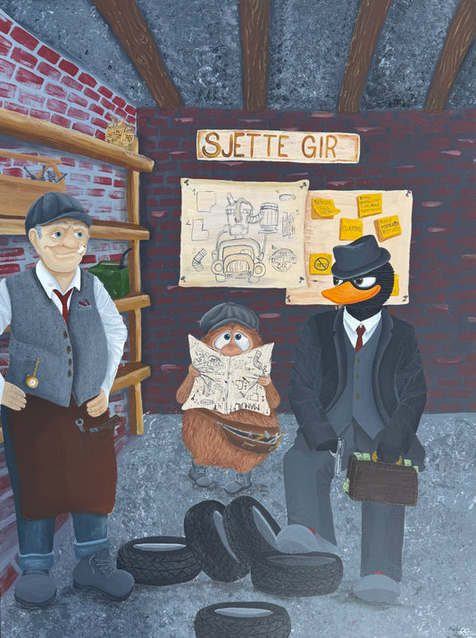 Sjette gir - Signert print 66x86cm